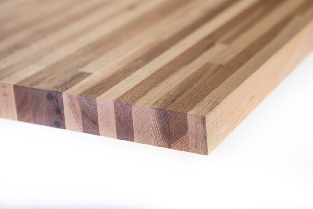 Close up of Hickey counter top corner