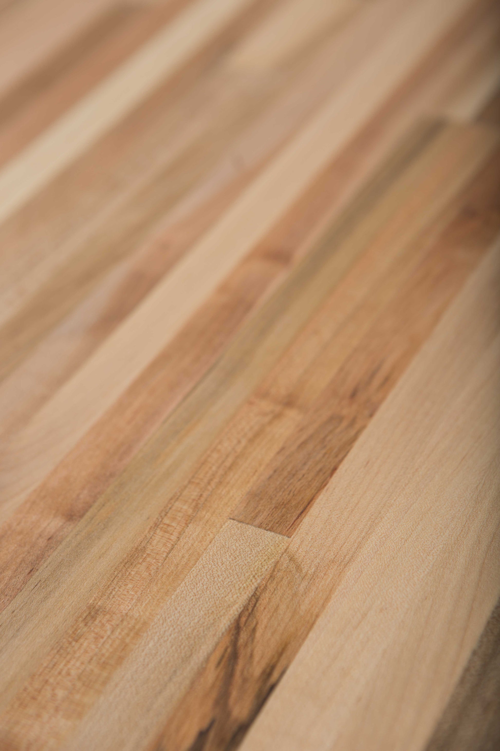 Close up of maple counter top grain detail